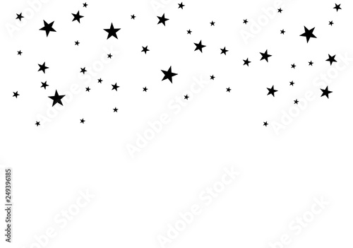 Stars on a white background © ira11998877
