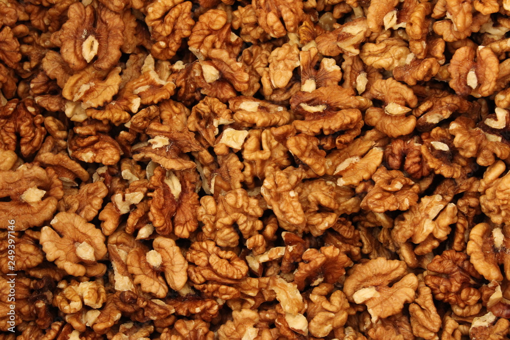 Nut kernels are ready for use in bacon, pie, cookies and more. Nut kernels are ready for use in bacon, pie, cookies and more.