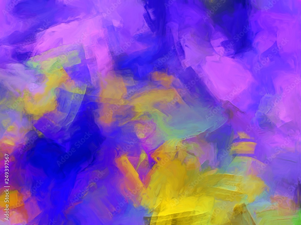 Fototapeta premium Wall art print decor. Impressionism style emotional oil painting spring collection. Stock. Unique artistic texture background. Artwork for design covers, cards, banners. Elegance contemporary abstract