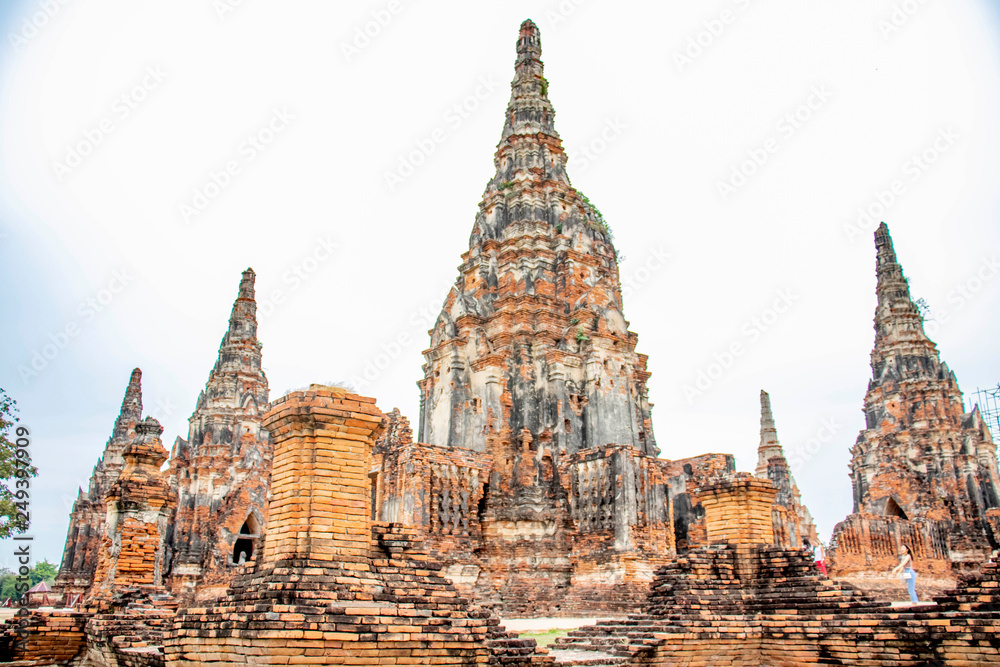 Wat Chaiwatthanaram Temple in Ayutthaya, Thailand