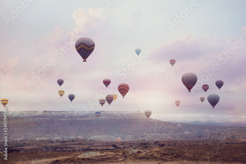 Hot Air Balloons Flight over Cappadocia Turkey