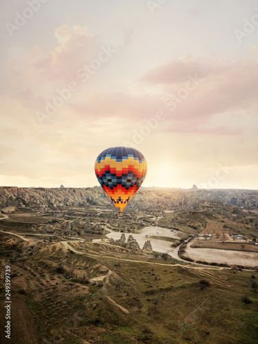 Hot Air Balloon Flight over Cappadocia Turkey