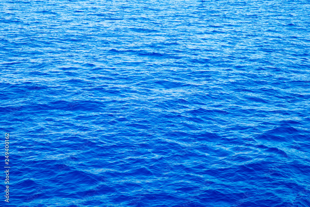 blue background of water