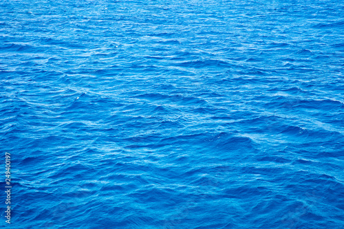 blue background of water