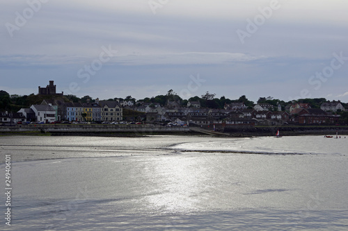 Sunset in the harbour of Donaghadee photo