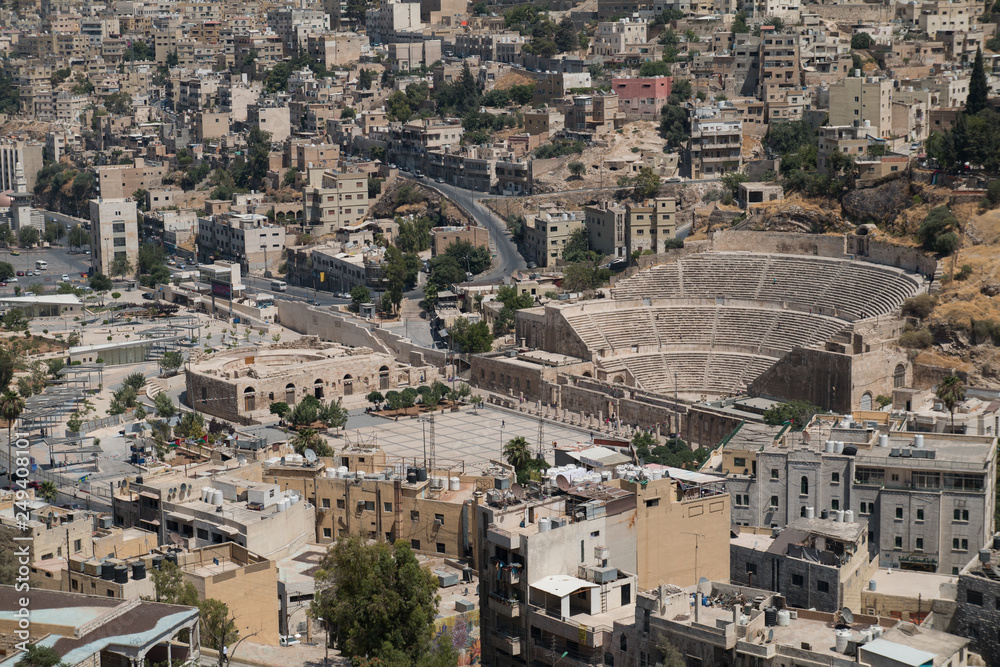 Roman Amphitheatre, Amman, Jordan, Middle East