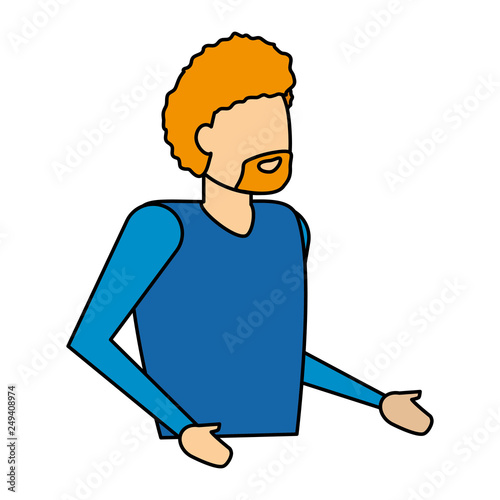 man portrait character