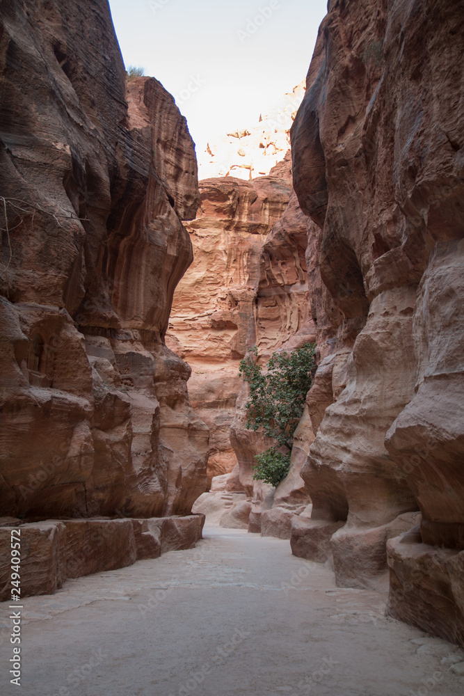 Al Siq, Valley, Petra, Wadi Musa, Jordan