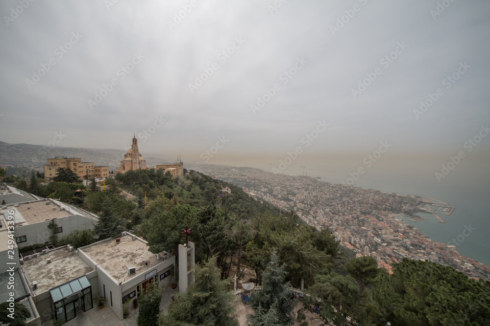 Basilica of Saint Paul, Harissa, Jounieh, Lebanon, Middle East