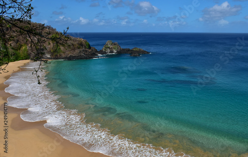 Beautiful blue beach