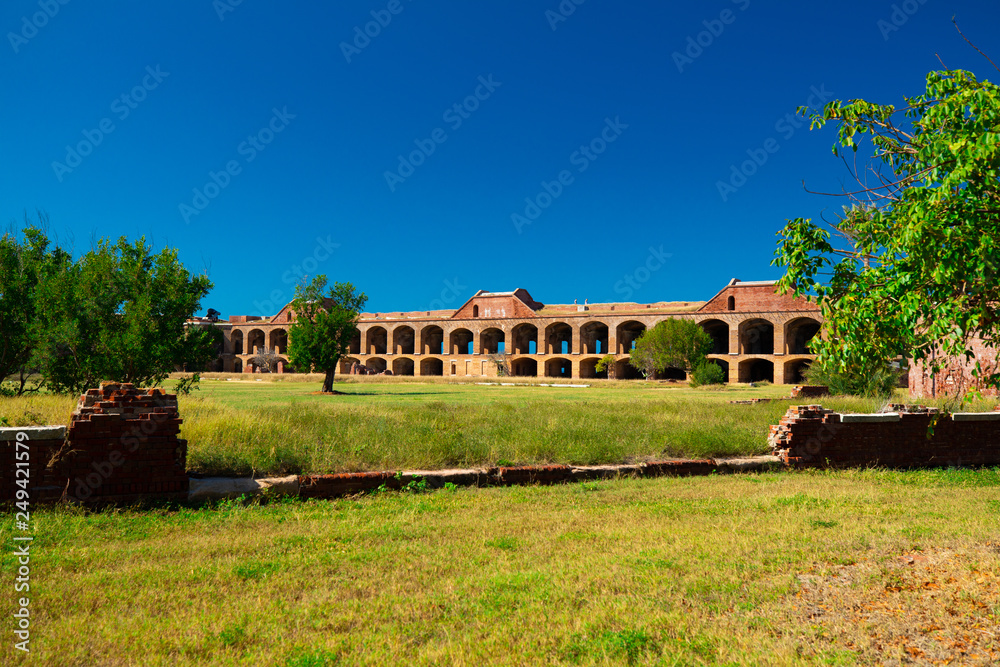 Dry Tortugas National Park, Fort Jefferson. Florida. USA. Dry Tortugas National Park, Fort Jefferson. Florida. USA.