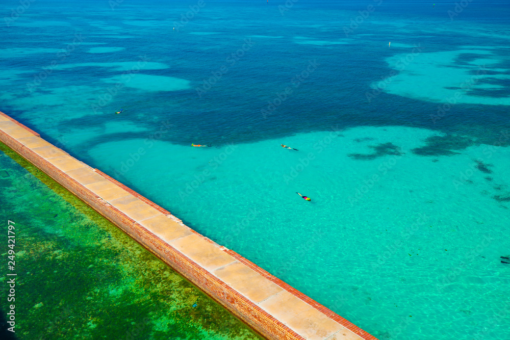 Dry Tortugas National Park, Fort Jefferson. Florida. USA. 