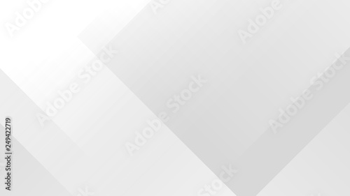 White gradient abstract polygon pattern on gray background.