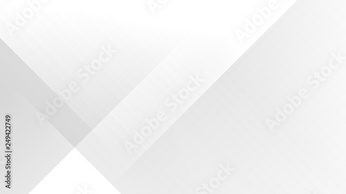 White gradient abstract polygon pattern on gray background.