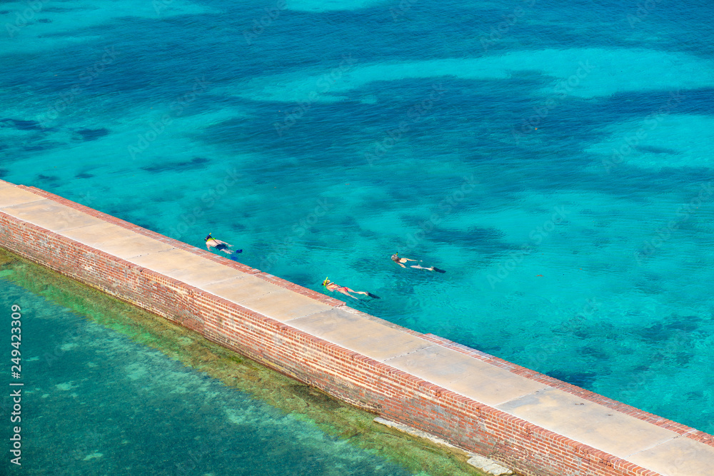 Dry Tortugas National Park, Fort Jefferson. Florida. USA. 