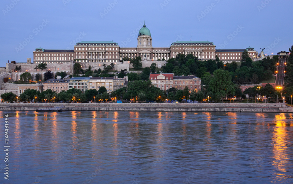 Buda castle in Budapest