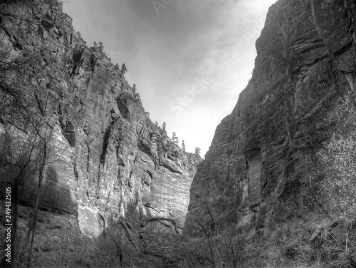 Valley View in Black and White