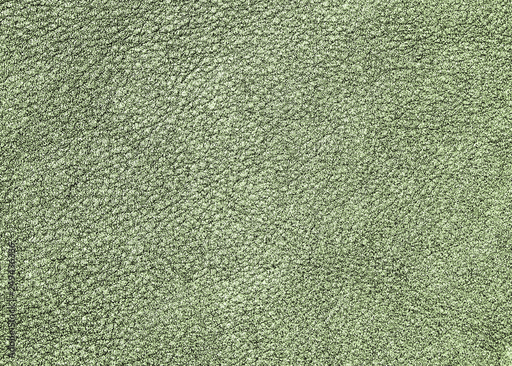 The green suede leather The green suede leather