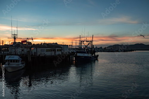Sunset at Fishermans Wharf