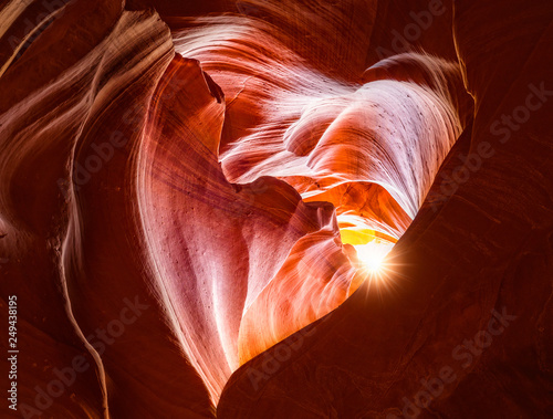 Heart of Antelope Canyon: Do you feel the love from mother nature?  Happy Valentine's Day!!
