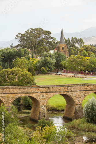 Richmond historic town and Australia s oldest stone bridge  Tasmania