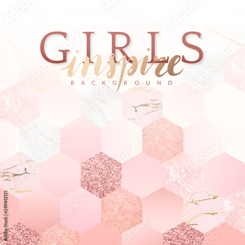Girly inspire background