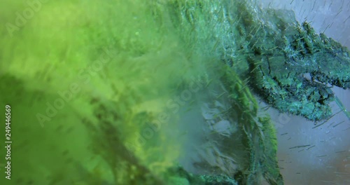 Wallpaper Mural Abstract composition Dinosaur.  Ice  With Dinosaur. Macro. 4K. Torontodigital.ca