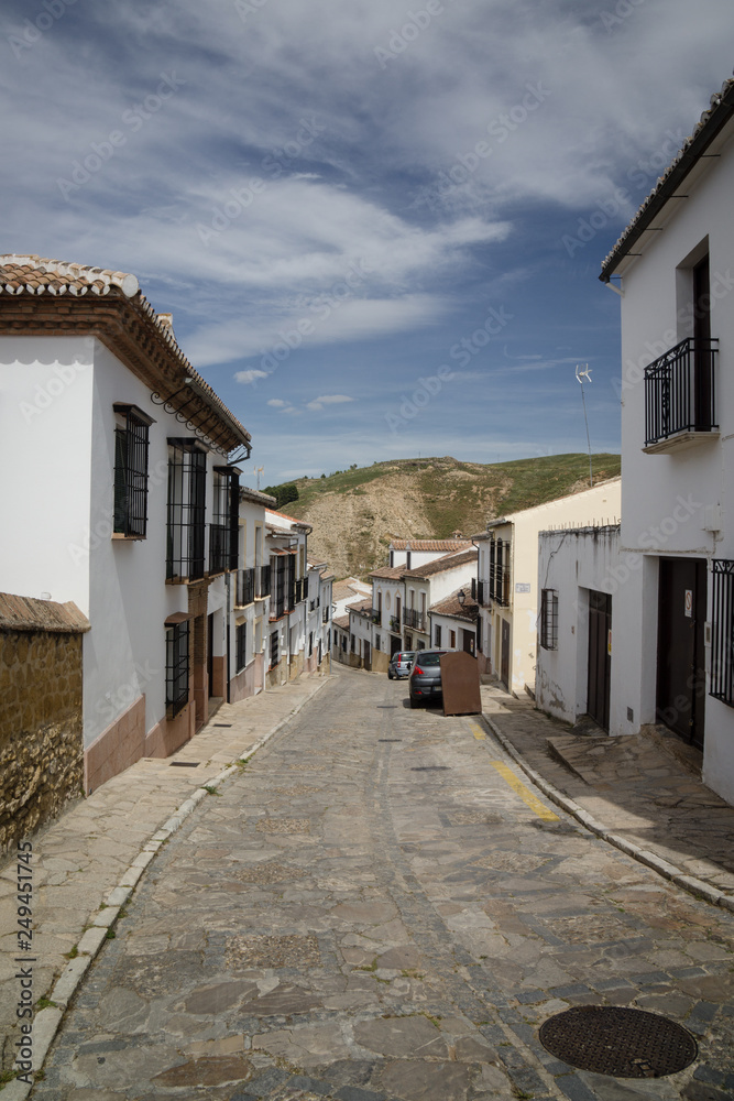El Torcal de Antequera city white village