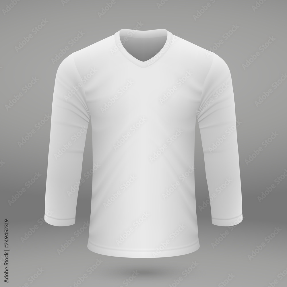shirt template for jersey. Stock Vector | Adobe Stock