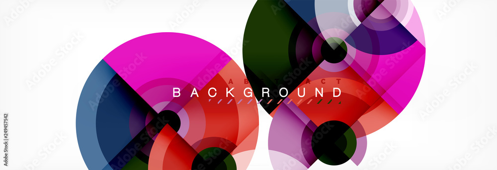 Round shapes vector abstract background. Trendy circle shapes composition vector Round shapes vector abstract background. Trendy circle shapes composition vector