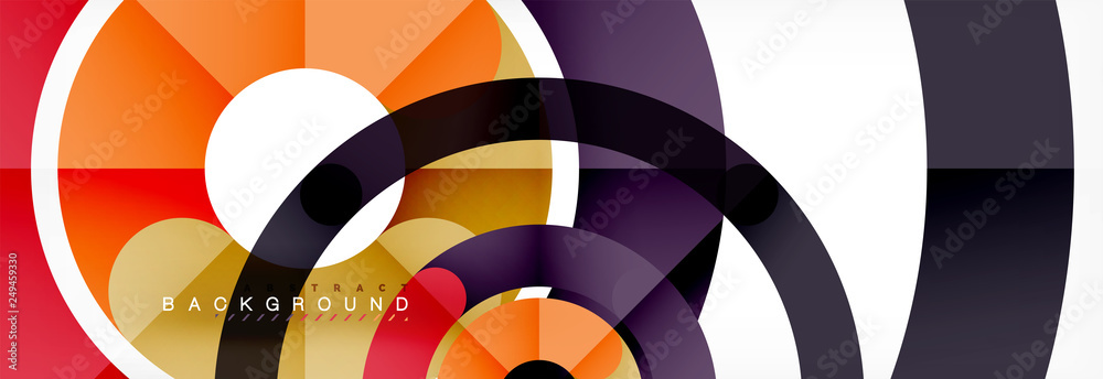Line design circles abstract background Line design circles abstract background