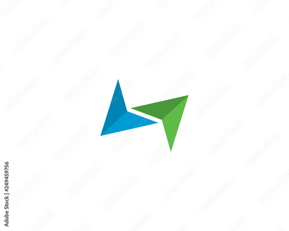 Arrows logo template vector icon illustration design Arrows logo template vector icon illustration design