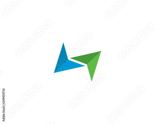 Free Download Arrows logo template vector icon illustration design - GFXLoad