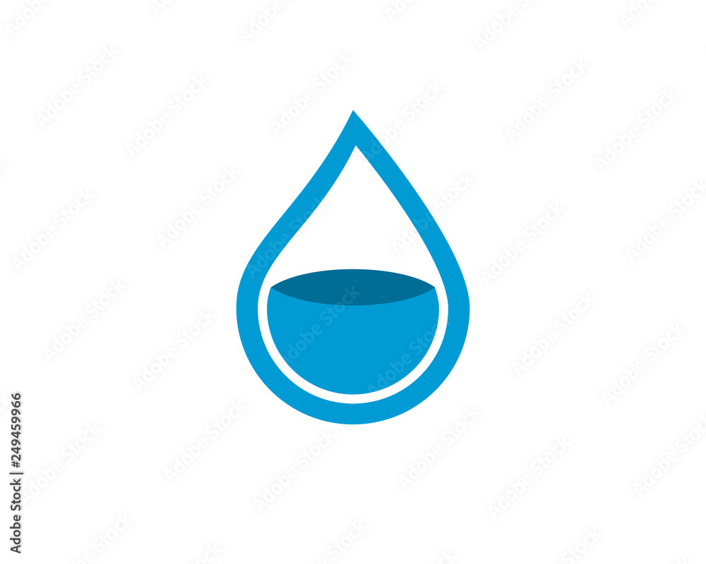 Water Drop Logo template vector icon illustration design Water Drop Logo template vector icon illustration design