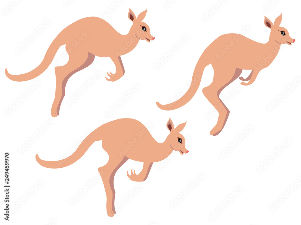 Cartoon kangaroo design