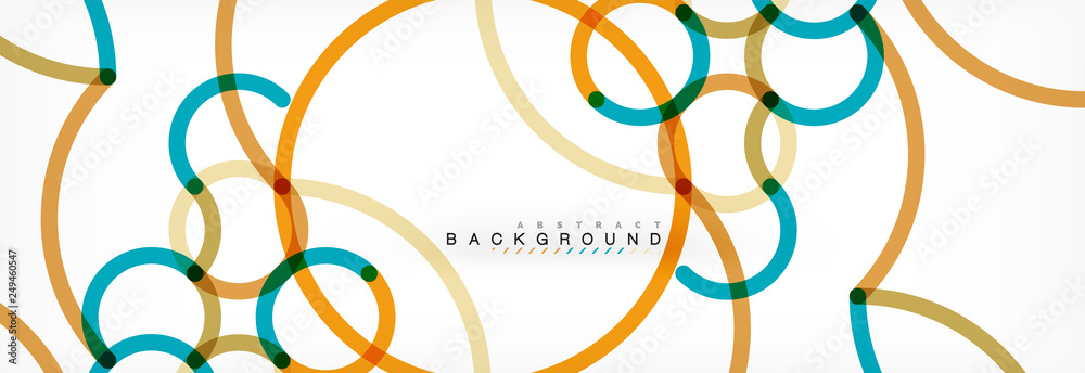Curly lines abstract background, color overlapping linear texture Curly lines abstract background, color overlapping linear texture