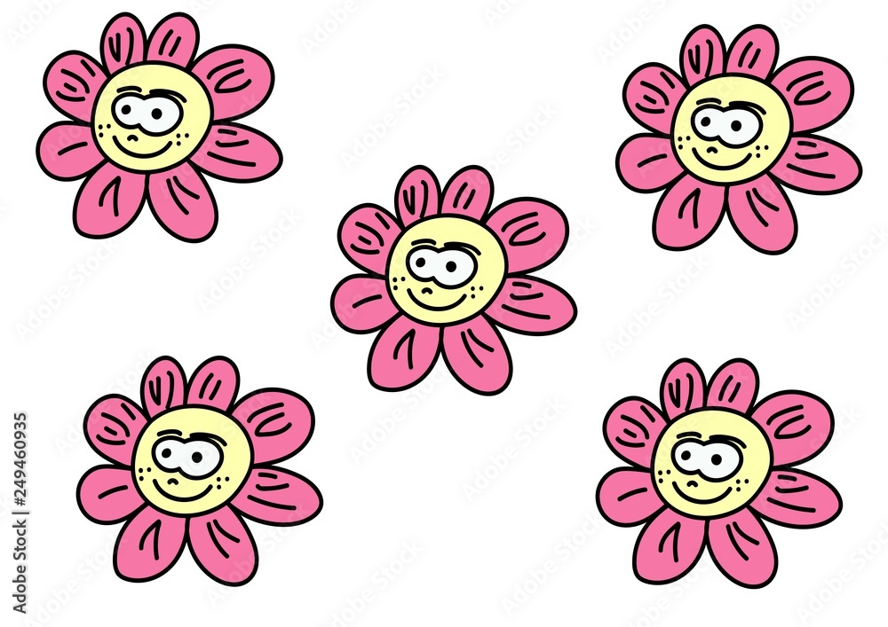 kwiaty, wzór, tapeta