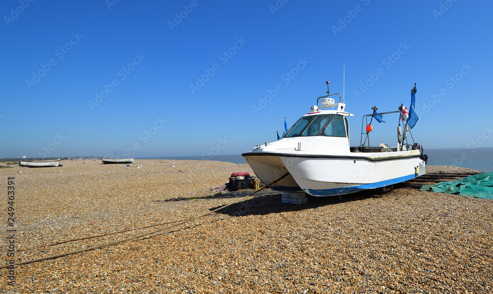 Fishing Boat on Aldeburgh Beach Suffolk England