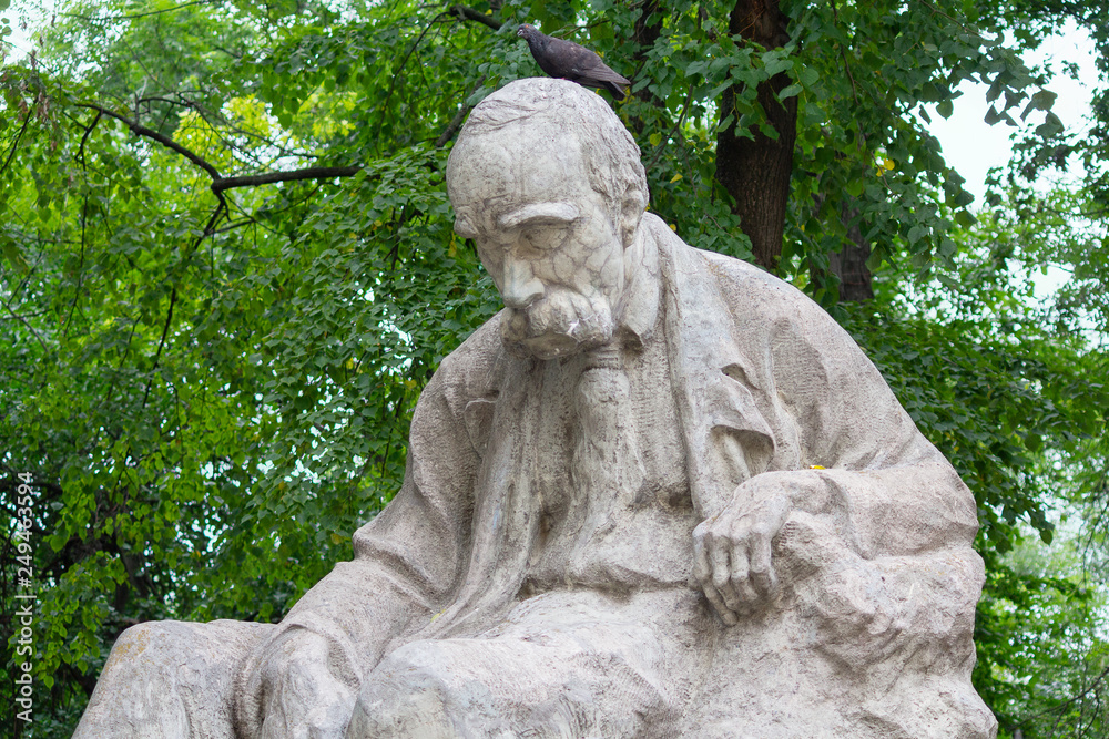 Monument of famous Ukrainian poet Taras Shevchenko. Kiev, Ukraine