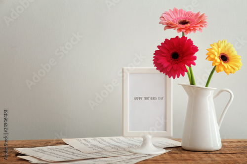 Vase with beautiful flowers...