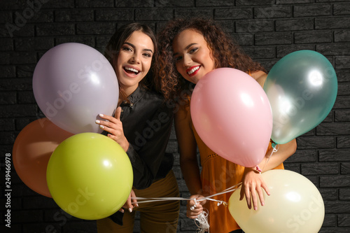 Beautiful young women with ...