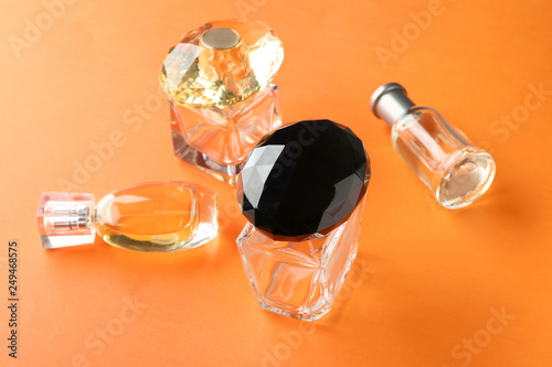 Assortment of luxury perfum...