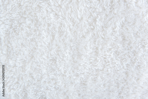 White delicate soft  background of plush fabric