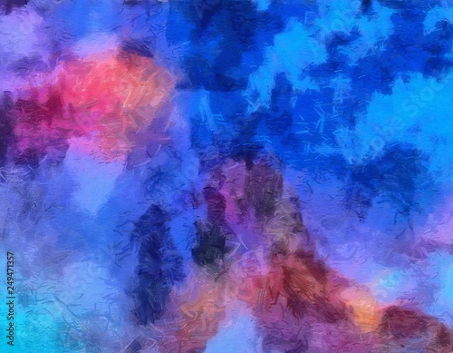 Wallpaper Mural Abstract grunge background. Dirty style pattern. Simple painting art template with large textured brush strokes. Colorful pretty texture drawing by hand. Digital indigo wallpaper. Vintage backdrop Torontodigital.ca