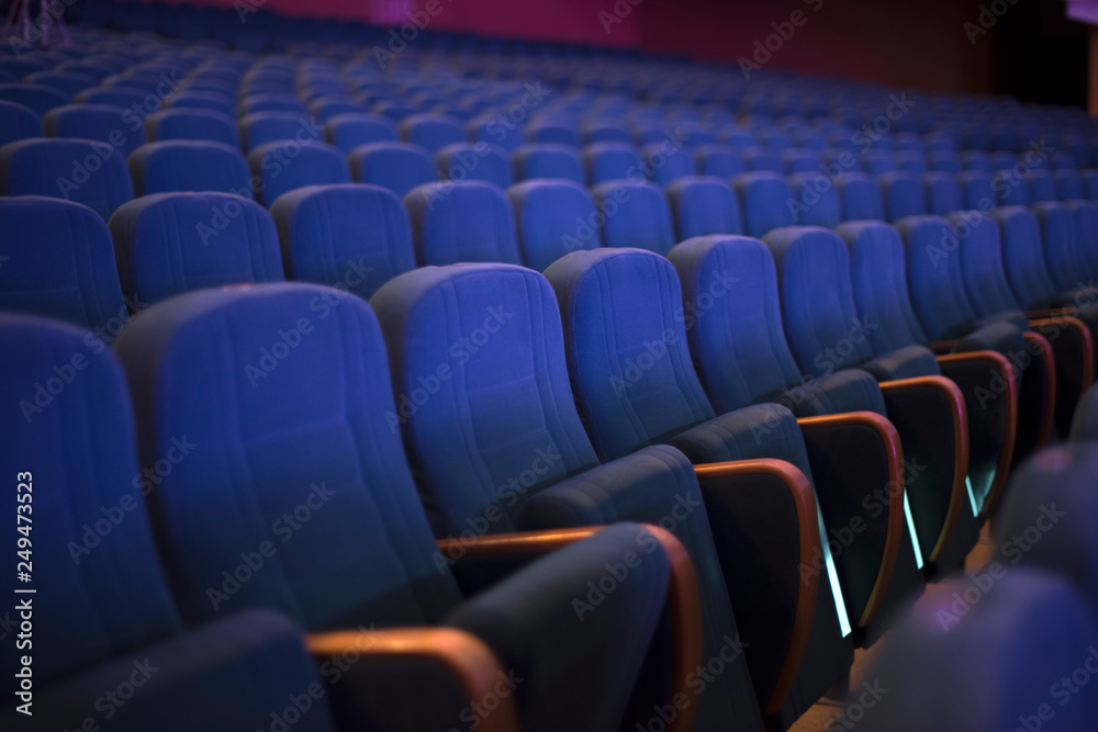 empty auditorium with seats empty auditorium with seats