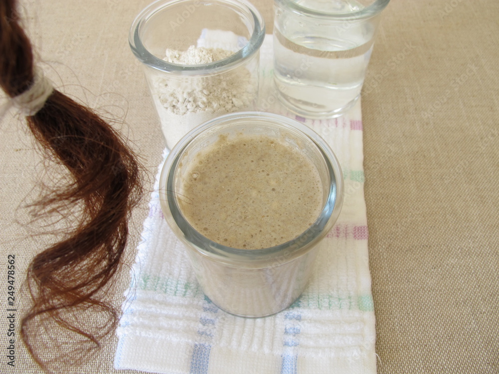 No poo Haarwäsche mit Roggenmehl No poo Haarwäsche mit Roggenmehl