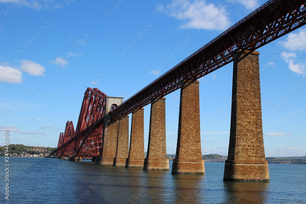 Forth Bridge at Queensferry in Scotland Forth Bridge at Queensferry in Scotland