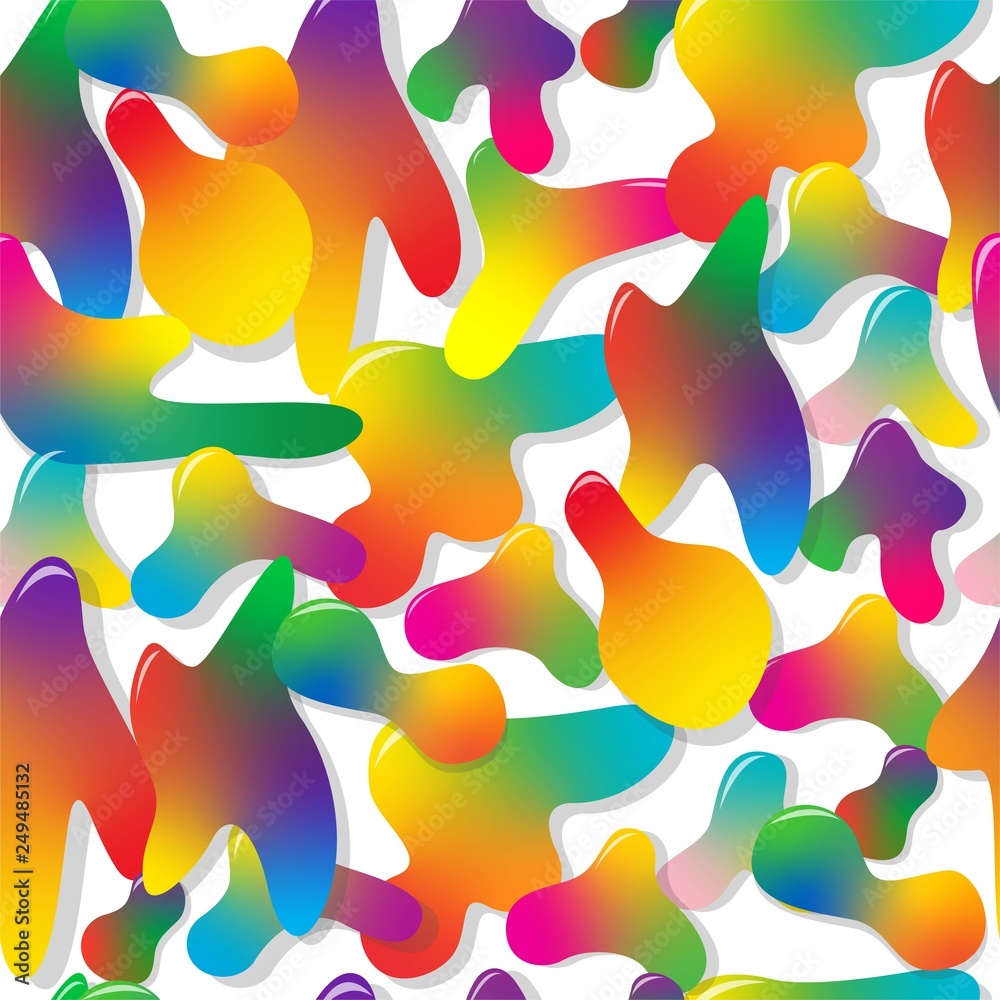 abstract background in the form of multi-colored blots