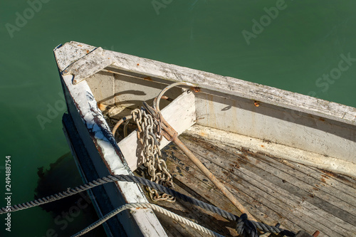 Omaru New Zealand. Boat photo