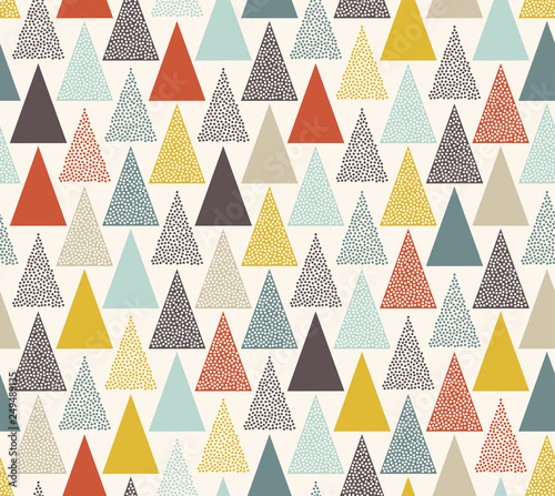 seamless triangle pattern - Vector